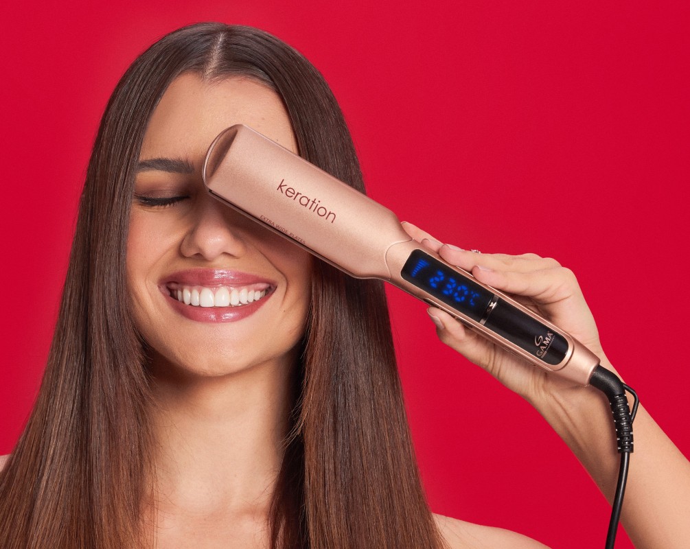 Фото: архивы пресс-службы GA.MA Professional. Выпрямитель для волос KERATION X-WIDE DIGITAL