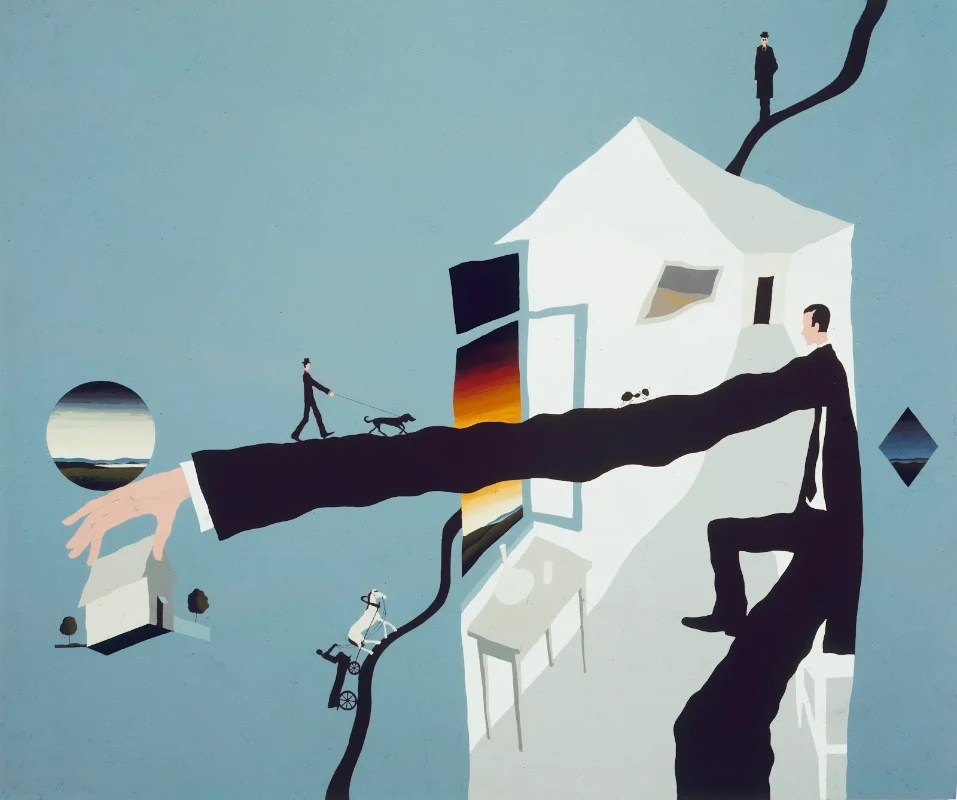 "Длинная-длинная рука" (1972) Виктора Пивоварова. Выставка "Русское невероятное" (2024) в Центре "Зотов". Из коллекции Русского музея. Предоставлено пресс-службой Центра "Зотов"