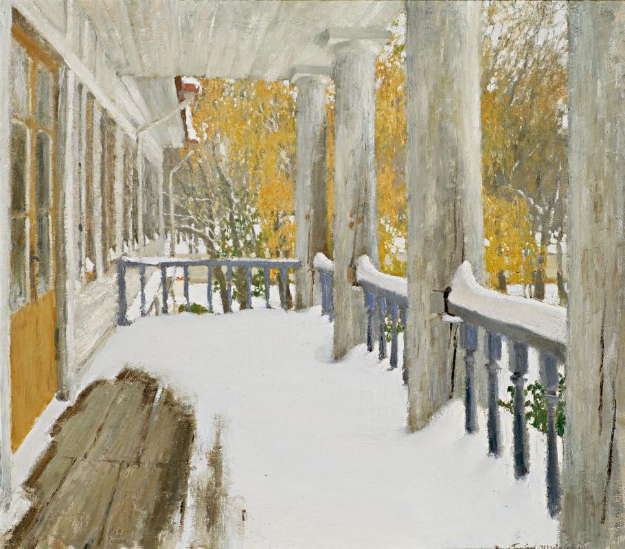 "Сентябрьский снег" (1903) Игоря Грабаря. Из собрания Государственной Третьяковской галереи