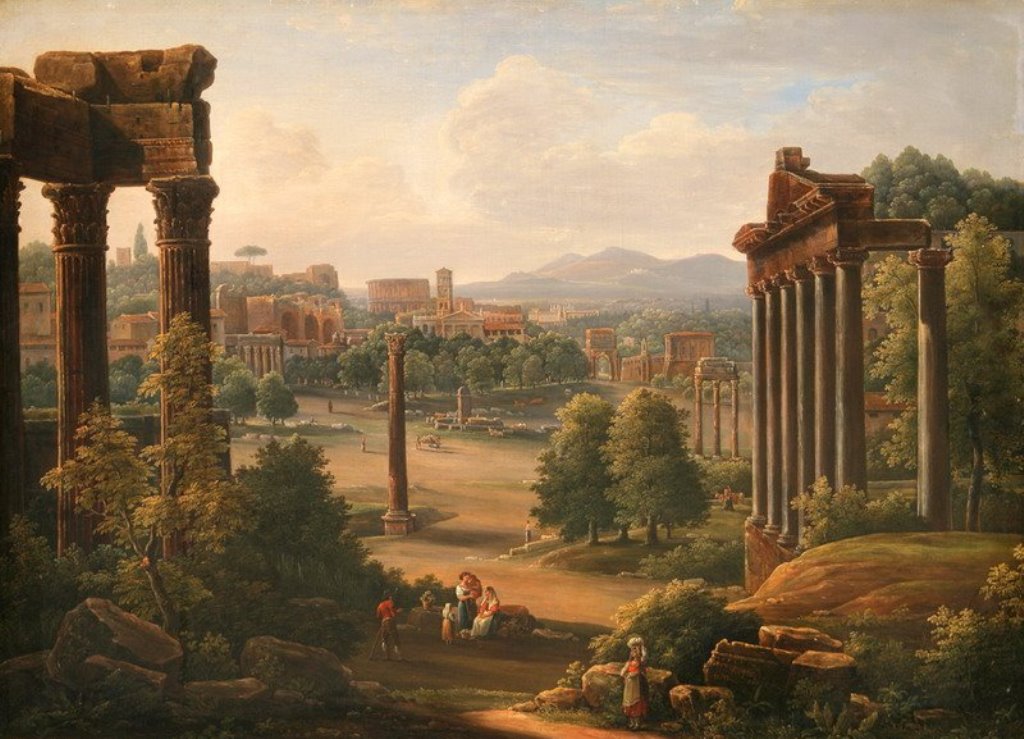 "Рим. Развалины Форума" (1816) Федора Матвеева. Из собрания Национального художественного музея Республики Беларусь