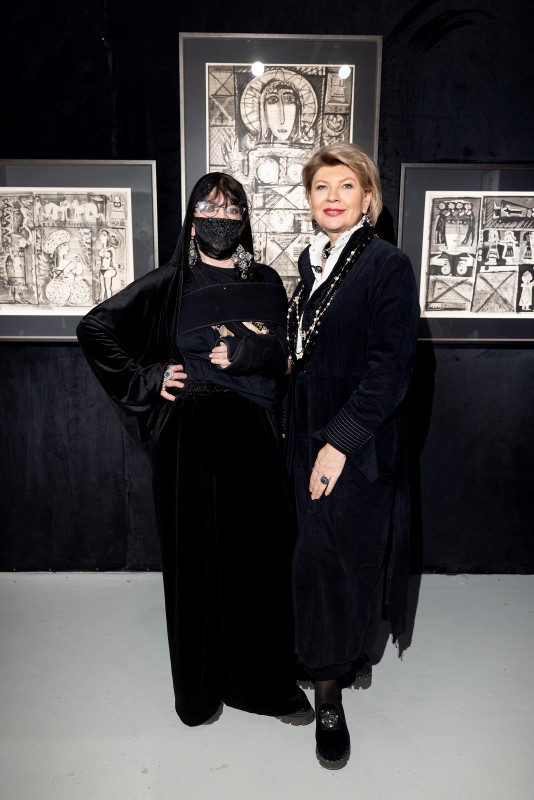 Катя Филиппова и Ольга Шепельская. Фото: пресс-служба Галереи "Купол"