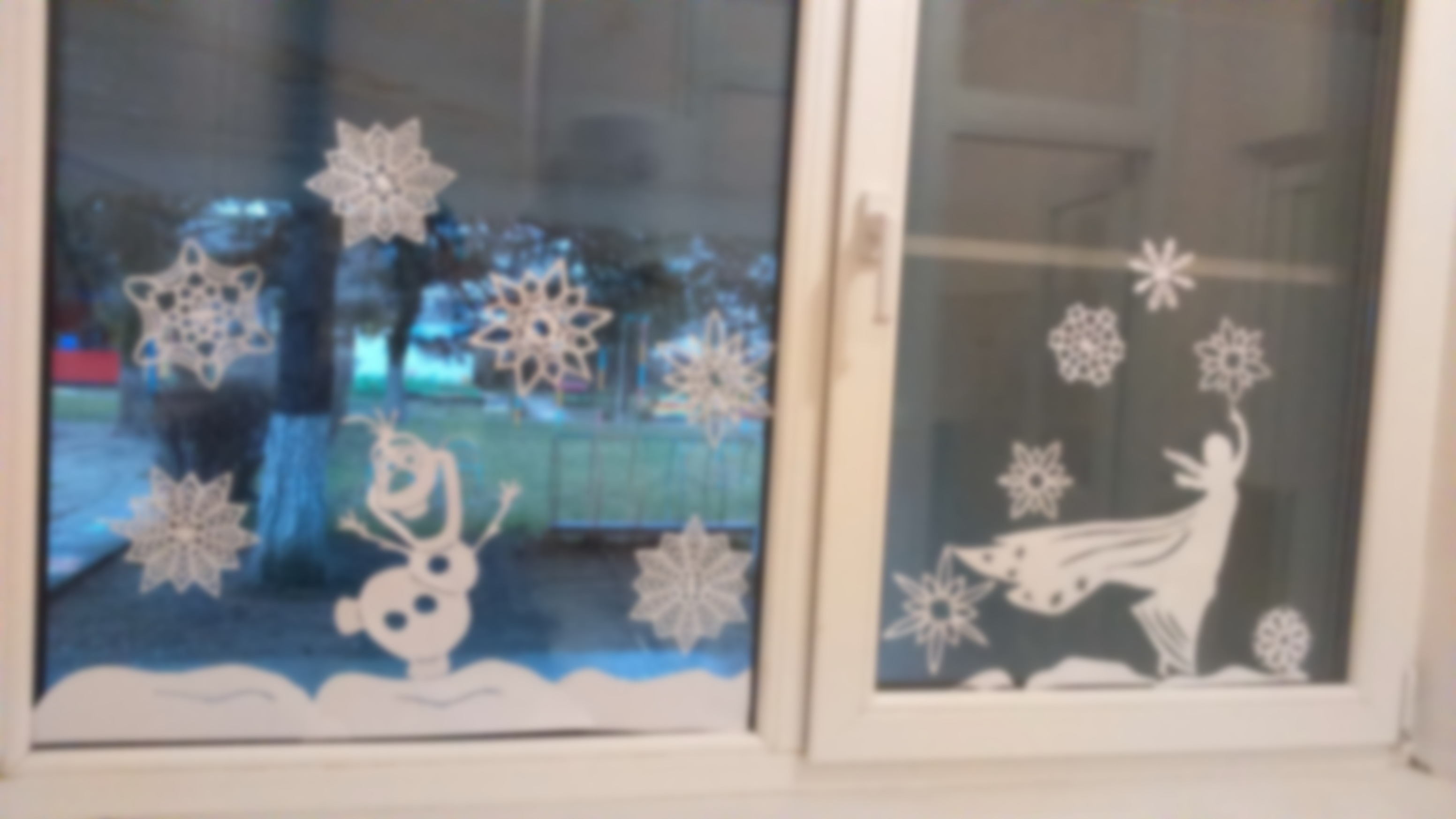 Украшения Для Окон На Новый Год