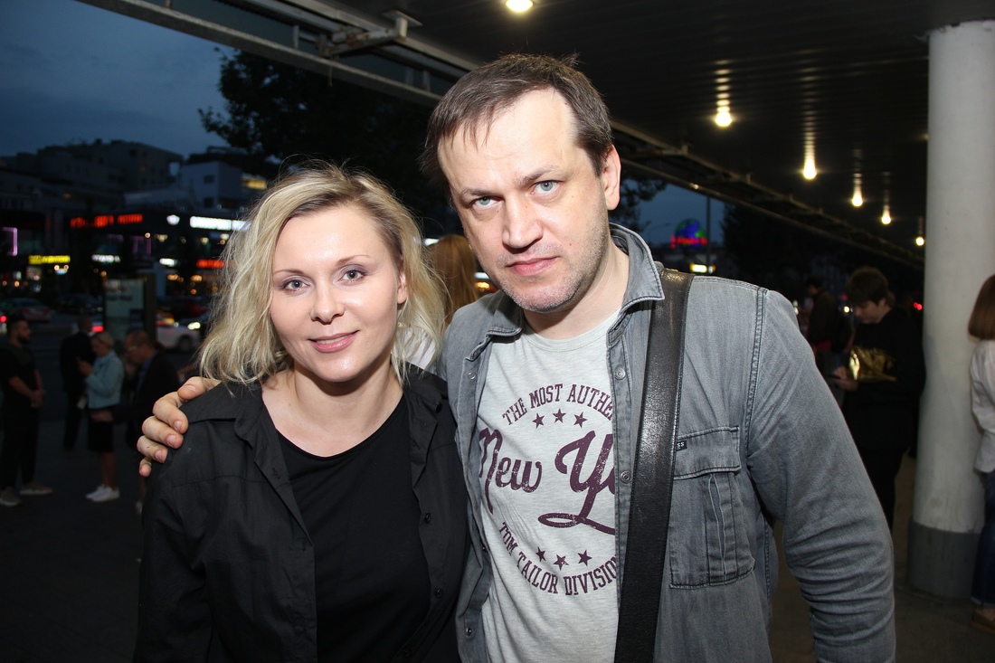 Яна Троянова и муж Василий Сигарев