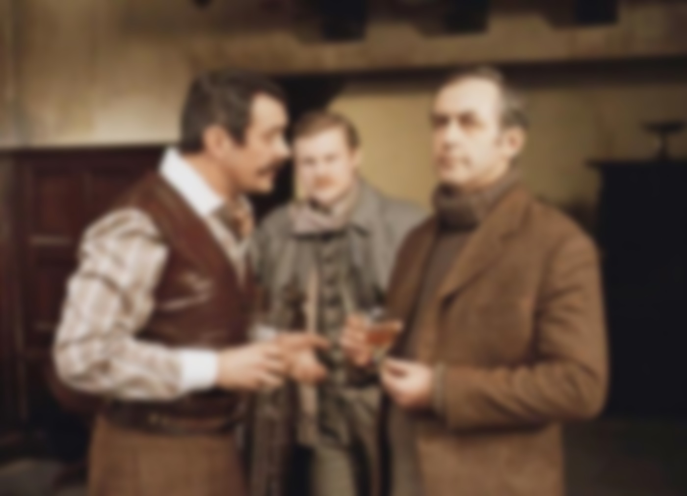 За кадром фильма «Приключения Шерлока Холмса и доктора