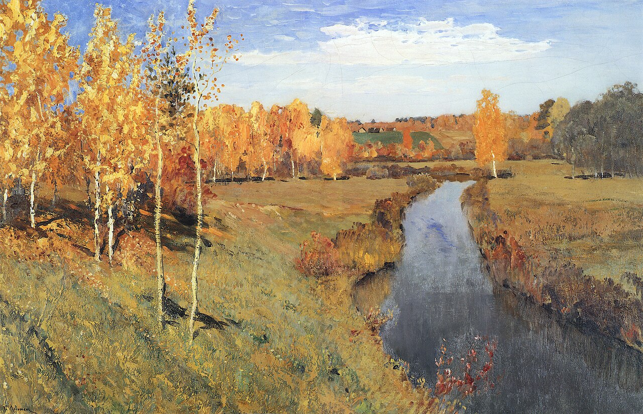 Исаак Левитан. «Золотая осень», 1895