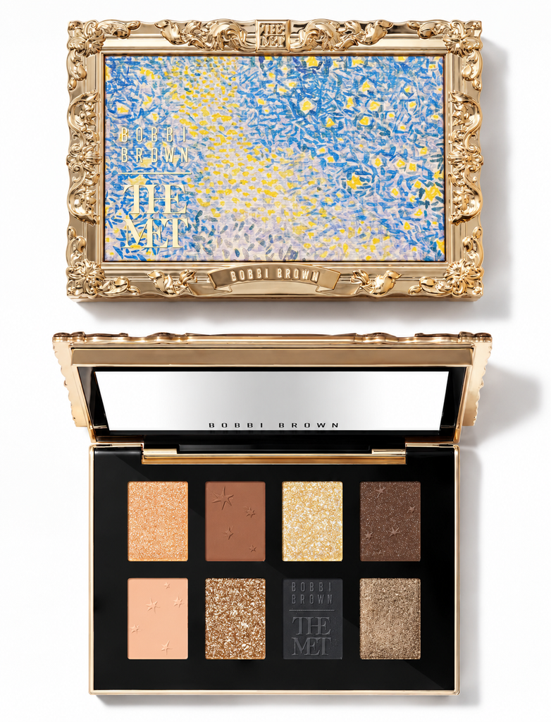 Палетка теней Bobbi Brown в сотрудничестве с Метрополитен-музеем, футляр с картиной «Пейзаж со звездами» — Рождество 2026