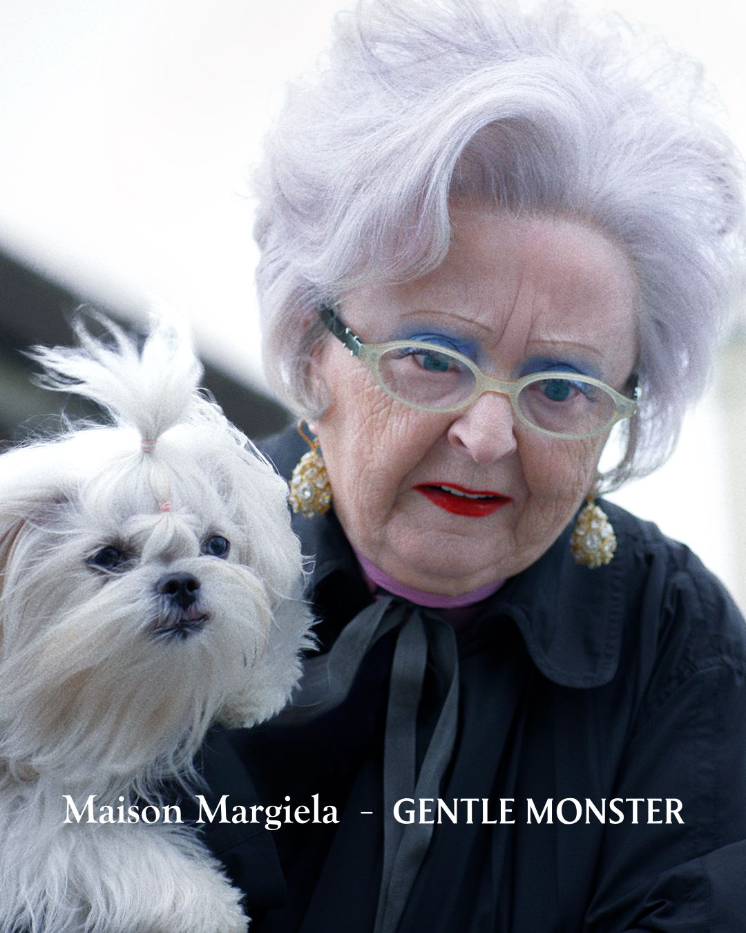 Героиня кампании Maison Margiela и Gentle Monster в оптической оправе