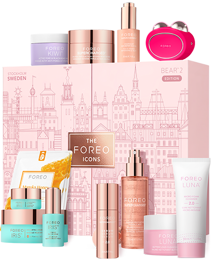 Набор FOREO THE FOREO ICONS BEAR 2 и средства ухода