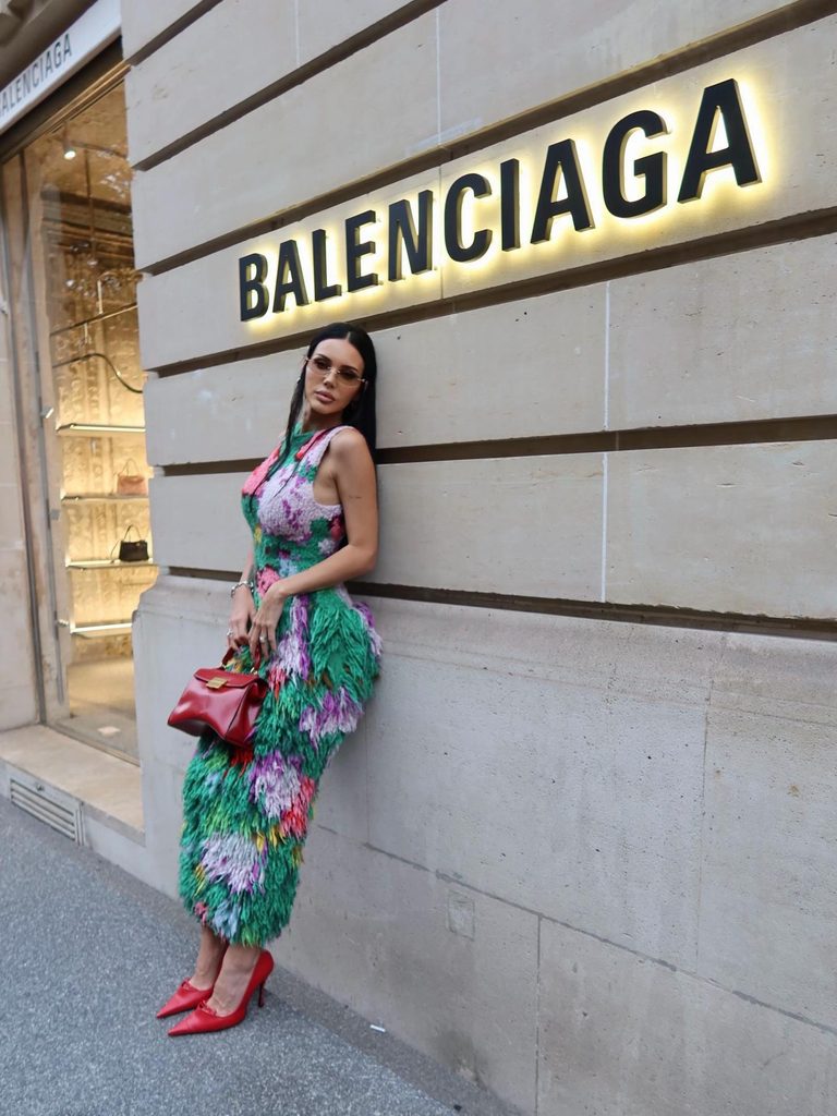Оксана Самойлова в Balenciaga