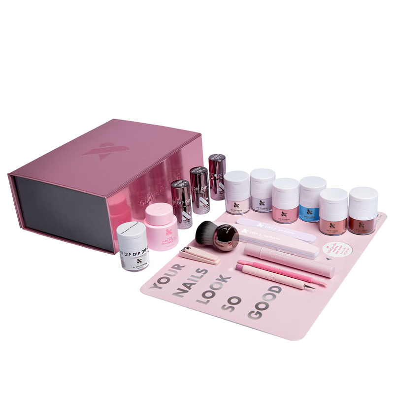 Цветная пудра и средства Olive & June Dip Mani System