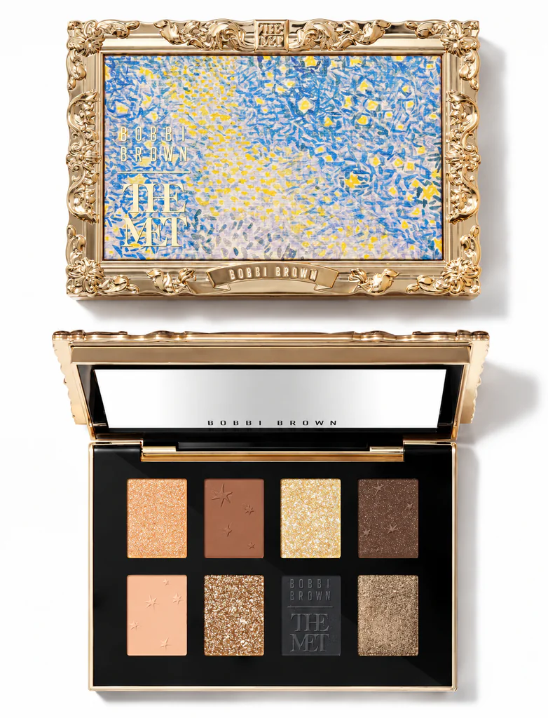 Палетка теней Bobbi Brown в сотрудничестве с Метрополитен-музеем, футляр с картиной «Пейзаж со звездами» — Рождество 2026