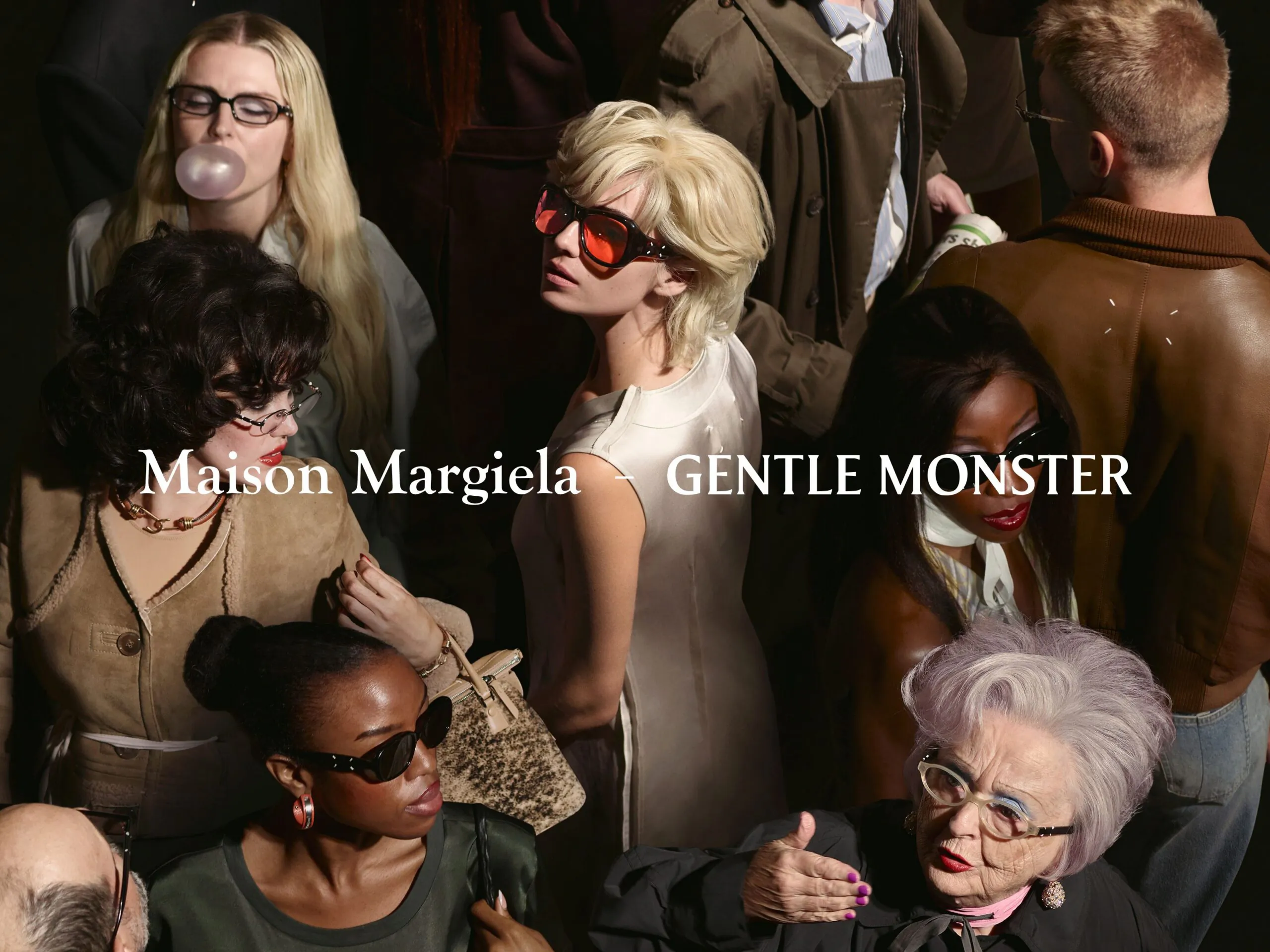 Герои кампании Maison Margiela и Gentle Monster в очках новой коллекции