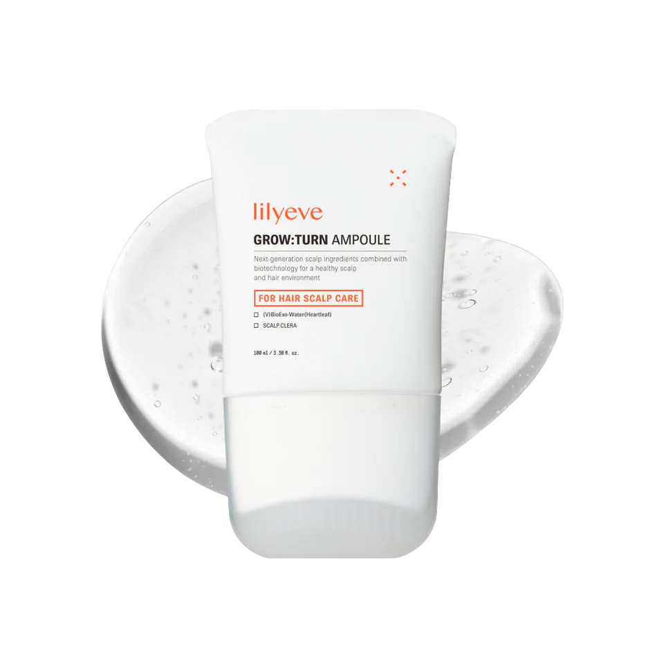 Флакон Lilyeve GROWTURN и текстура сыворотки