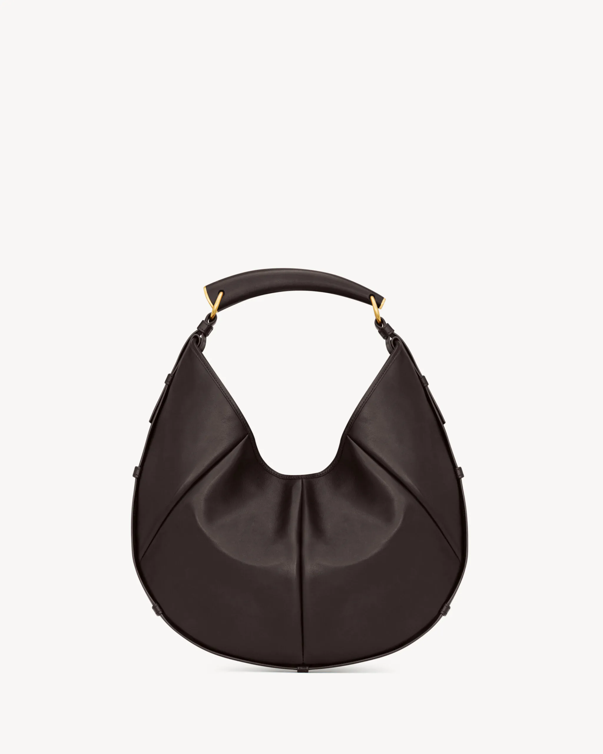 Сумка Saint Laurent Mombasa medium из коричневой кожи