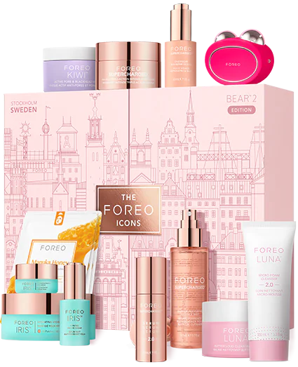 Набор FOREO THE FOREO ICONS BEAR 2 и средства ухода